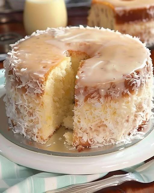 Bolo Gelado de Coco com Leite Condensado - Receitas para hoje